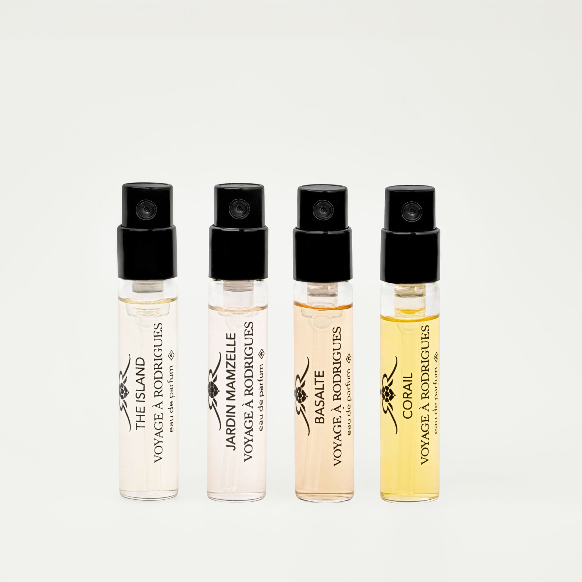 Four samples of Voyage a Rodrigues - Discovery Set